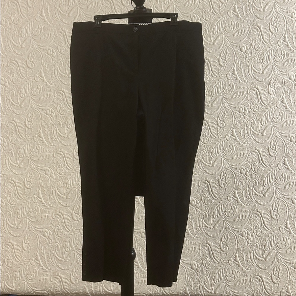 Talbots Black Perfect Crop Pants